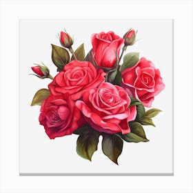 Bouquet Of Roses 10 Canvas Print