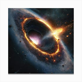 Black Hole Canvas Print