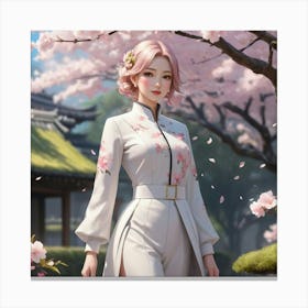 Chinese Girl Canvas Print