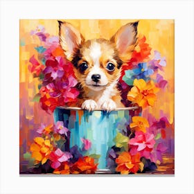 Chihuahua Painting 2 Canvas Print