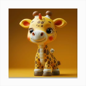 Giraffe Figurine 1 Canvas Print