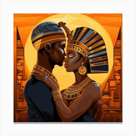 Egyptian Couple 2 Canvas Print