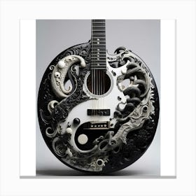 Yin and Yang in Guitar Harmony 21 Canvas Print
