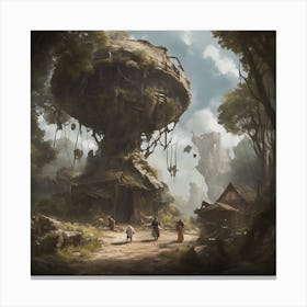 Interactive Landscape Canvas Print