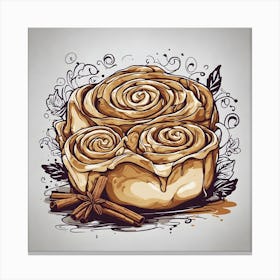 Cinnamon Buns Canvas Print