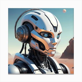 Robotic traveller Canvas Print