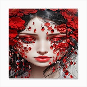 red Sorrow Canvas Print