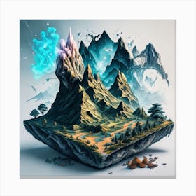 Mountain Landscape Canvas Print