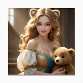 Teddy Bear Canvas Print