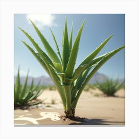 Aloe Vera Canvas Print