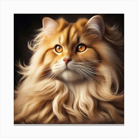 Portrait Of A Cat Canvas Print