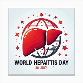 World Hepatitis Day 3 Canvas Print