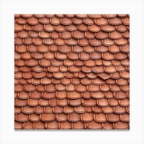 Tile Roof Background Canvas Print