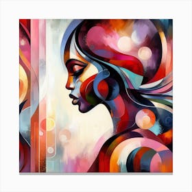 Abstract Of A Woman 1 Canvas Print