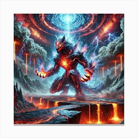 Yangfirewolf Balancedisruption Canvas Print