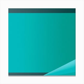 Teal Background Canvas Print