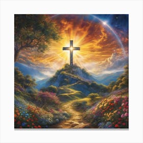 Cross Of Christ 2 Canvas Print