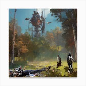 Star Wars The Force Awakens Canvas Print