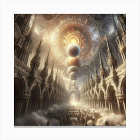 Cathedral Of The Gods Canvas Print