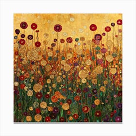 Field Of Flowers 5 Canvas Print