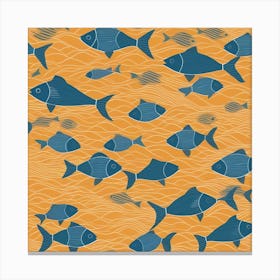 Fishes In The Sea 5 Canvas Print