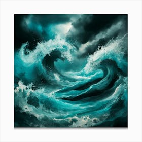 Stormy Seas 23 Canvas Print