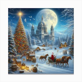 Merry Christmas Canvas Print