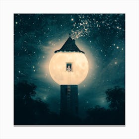 Moon Tower Canvas Print