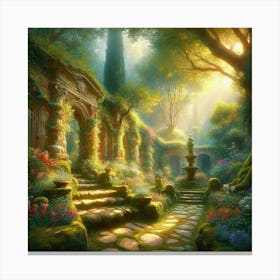 Garden Path 1 Canvas Print