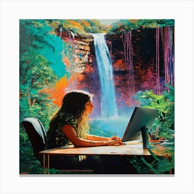 Waterfall 1 Canvas Print