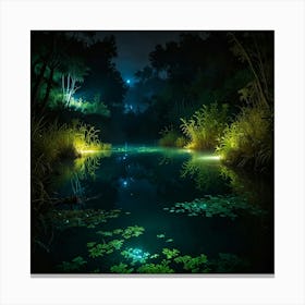 Night In The Jungle 7 Canvas Print