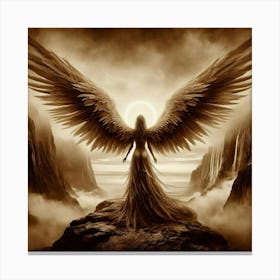 Angel With Wings 5 Canvas Print