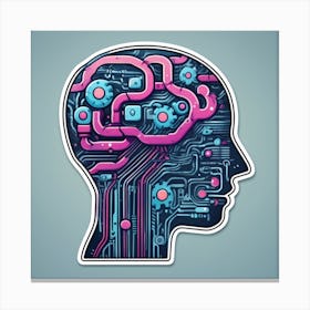 Artificial Intelligence Concept 8 Canvas Print