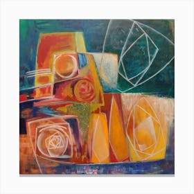 Abstract Wall Art, In Motion  Canvas Print