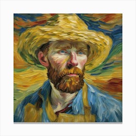 Van Gogh straw hat inspiration 2 Canvas Print