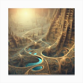 Fantasy City Canvas Print