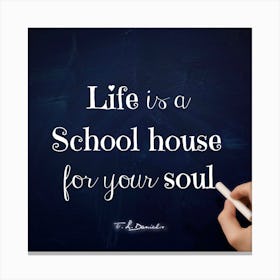 School House Of Life Canvas Print