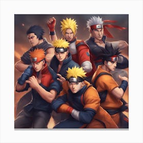 Naruto 3 Canvas Print