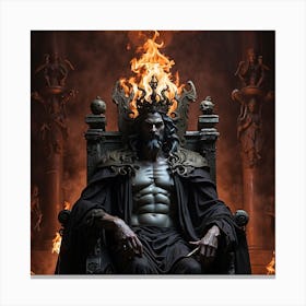 King Of The Gods Canvas Print