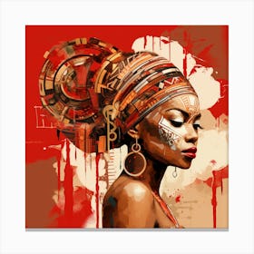 African Woman 58 Canvas Print