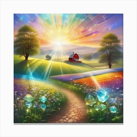 Rainbow Path Canvas Print