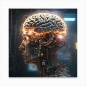 Human Brain 37 Canvas Print