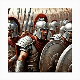 Spartan Army Canvas Print