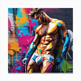 Graffiti Street Art Canvas Print