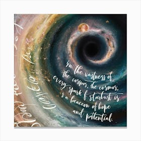 Black Hole Canvas Print