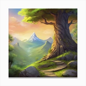 Tree In The Forest 1 Canvas Print