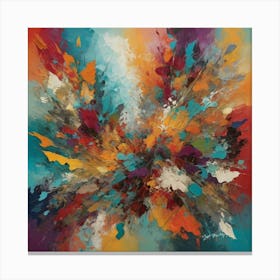 Abstract Painting Art Print 5 Canvas Print