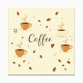 Coffee Canvas Print