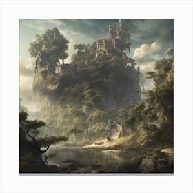 Fantasy Castle Canvas Print