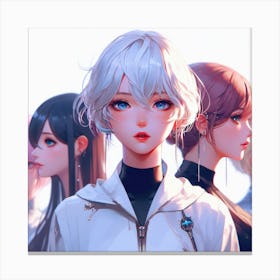 Anime Girl (74) Canvas Print